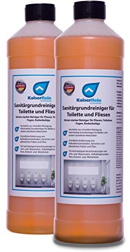 KaiserRein Extra starker Urinsteinlöser und Sanitärgrundreiniger 2x 1L - Effektiver WC Reiniger für Toilette, Bodenfliesen und mehr