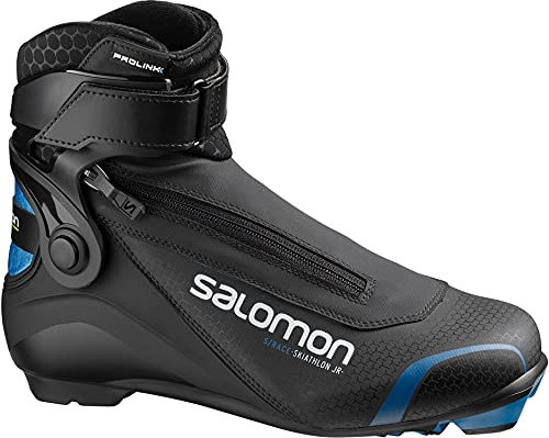 Salomon Jungen Botas NORDICO S/Race SKIATHLON PROLINK Ski-Stiefel, Black