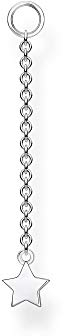 Thomas Sabo Damen Ohrring Anhänger Stern silber, 925 Sterlingsilber