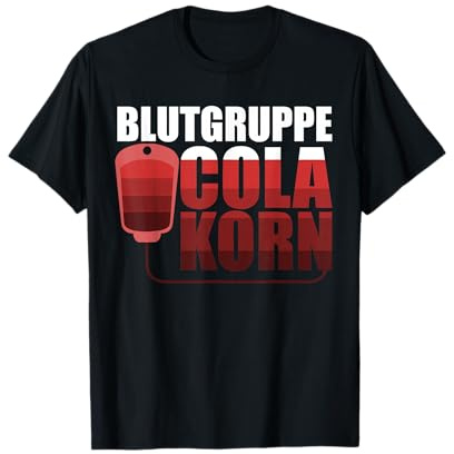 Blutgruppe Cola Korn T-Shirt