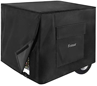 Copertura per generatore da esterno, impermeabile, resistente, in tessuto Oxford 600D, universale, per generatori portatili da 5000-10000 Watt, 81 x 61 x 61 cm