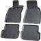 Recambo 3D Gummi Fußmatten kompatibel für Audi A6 4F C6 Limo Allroad Avant 2004-2011 | Auto Gummimatten | Passgenau | mit Rand | schwarz