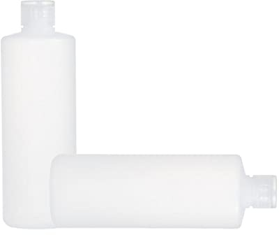 2PCS 400ML/13.3oz Empty Squeeze Bottles with Flip Cover Refillable Plastic Clear Soft Tube Portable Container Jar Travel Daily Life Use