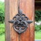 Lqdp Türklopfer Türklopfer für Haustür, kleine Hand Türklopfer mit 3 Schrauben, Vintage Türklopfer für Patio Bauernhaus Dekor