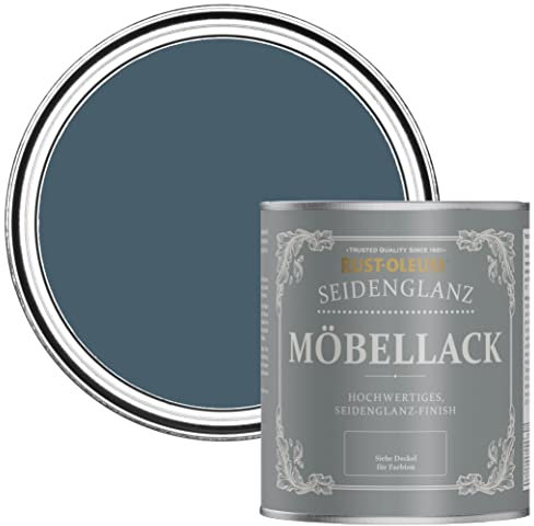 Rust-Oleum Blue Furniture Paint in Satin Finish - Blueprint 750ml