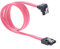 Cable SATA III SATA 3 Cable Datos Conexión HDD SSD Codo Conector Acodado 90º Rojo