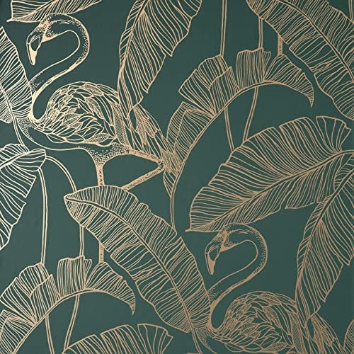 FINE DECOR UK Flamingo Smaragd