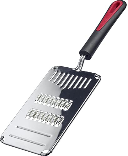 Westmark Gallant 29742270 Raw Food and Stick Grater for Fine Strips, Stainless Steel/Plastic, Black/Red/Silver