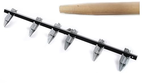 R.G. Markierungsrechen mit Holzstiel für Saatgut Saatkartoffeln (100cm mit Stiel 150cm)