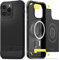 Spigen Rugged Armor MagFit Hülle Kompatibel mit iPhone 14 Pro Max - Matte Black