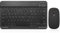 Mini tastiera Bluetooth ultra sottile, portatile, senza fili, ricaricabile, per Apple iPad, iPhone, Samsung, tablet, smartphone, iOS, Android, Windows (10 pollici, nero)