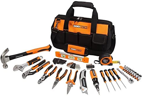 Worx Nitro Professional Werkzeugset mit Werkzeugtasche, 53-teilig