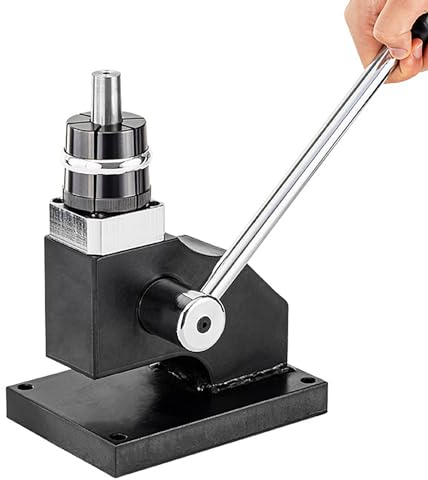 LBMED Ring Bending Machine, Hand Crank Peressed Jewelry Bending Machin with Adjustable 42-70mm Bending Range, Precise Consistent, Effortless and Precise, for Spoon Rings, Earrings, Bracelets