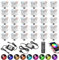 SUBOSI 30x Wifi Multicolore RGBWW(4 en 1) 0.6W Ø31mm Spot Encastrable Exterieur Dimmable Fonctionne Avec Alexa, Google Home,Spots LED Encastrable DC12V Etanche IP67
