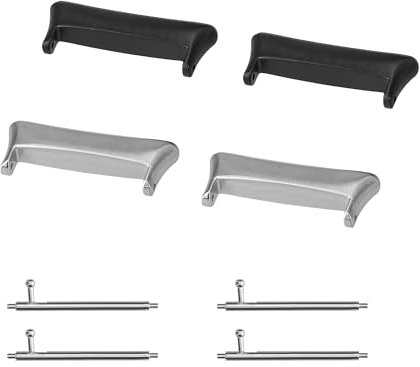 kwmobile Adaptador de correa compatible con HONOR Watch 4 (TMA-L19) - 4x Conector de correa de reemplazo para smartwatch - Conexiones para correas de 20 mm