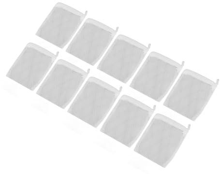 Sacs de Média Filtrant d'aquarium, Paquet de 10 Mailles Fines, Sacs de Média Filtrant d'aquarium en Nylon pour Fibres de Tourbe