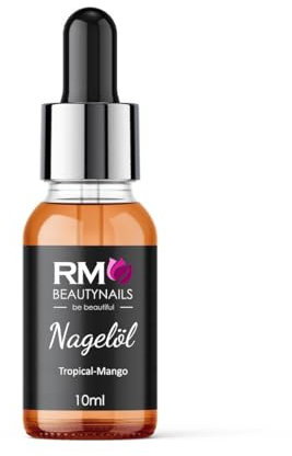 Nagelöl Nail Cuticle Oil mit Pipette Nagelöl Pflege für Nägel und Nagelhaut RM Beautynails 10ml (Tropical Mango)