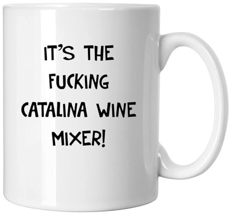 GP-Tees Its The Catalina Wine Mixer Classic Movie Inspired Novelty Ceramic Mugs for Men, Women, Home & Work