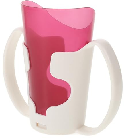 Ciieeo Taza De Alimentación Para Convalecientes Taza De Agua Para Ancianos Y Adultos Discapacitados Diseño Antiasfixia Y Antifugas Para Beber Sopa Agua Y Gachas 5.51X5.11X2.55in