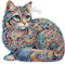 Acvruxyn Speziell Geformtes Diamant Painting Kit Katzenmotiv für Erwachsene Anfänger DIY 5D Diamond Painting Set - für Wohnzimmer und Schlafzimmer Wanddeko, 30x30cm