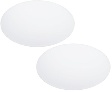 PATIKIL 2pcs 190.5mm/7.5 Pantalla Difusora 2mm Grosor Blanco Esmerilado | Difusor de Luz para Lámpara Acrílico Hoja Difusora Redonda para Tambor Lámparas Pantallas Luces Colgantes