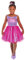Rubies 1001108XXS000 - Costume classico da ballerina Barbie, per bambini, multicolore, 5-6 anni