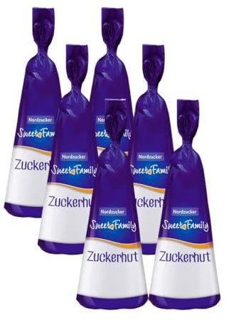Sweet Family Nordzucker Zuckerhut 250g (6er Pack) | Für Feuerzangenbowl