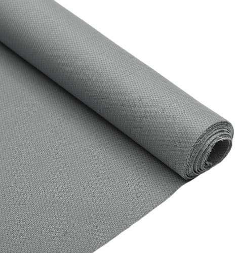 VekAuto Tissu De Doublure De Toit En Maille Respirante 60 Cm X 152 Cm Garniture Intérieure De Bricolage Pour Réparation Toit Voiture Rv Suv Automobile Tissu Maille Respirante Gris Foncé
