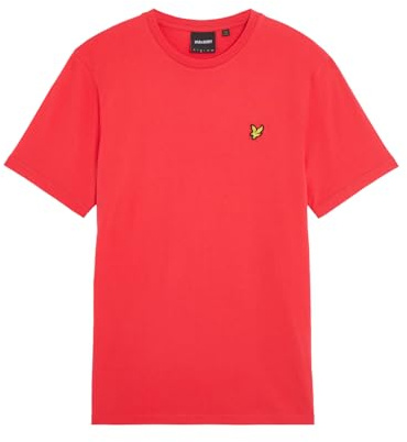 Lyle and Scott Plain T-Shirt Herren, Flare red, XXL