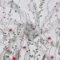 WEBEEDY Tissu en Dentelle Brodée Florale de 3 yards Tissu de Tulle en Dentelle Blanche Colorée de 150cm de Large pour Robe Tissu de Dentelle à Coudre de Fleur Exquise pour Accessoires DIY