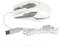 Plyisty Gaming -Maus, LED Light Optical Wired Mouse 6 Tasten für Home for Internet Bar (Green) (Black) (White)