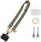 PHULWEL Handykette Universal Anti-Theft Crossbody Adjustable Phone Strap für Smartphones, Handyband Zum Umhängen für Männer & Frauen, Handy Umhängeband Handy Kette (Schwarz)