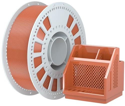 NevsBye Silk PLA 3D Drucker Filament 1.75mm, 1kg Pappspule, Maßgenauigkeit +/- 0.02mm, passend für die meisten Drucker, verhedderungsfrei für reibungsloses Drucken (Bronze)
