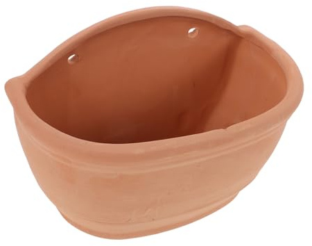 Alasum Maceta de Pared de Barro Rojo Colgante para Plantas de Interior Macetero para Colgar para Balcón Jardín y Oficina Diseño Simple y Duradero