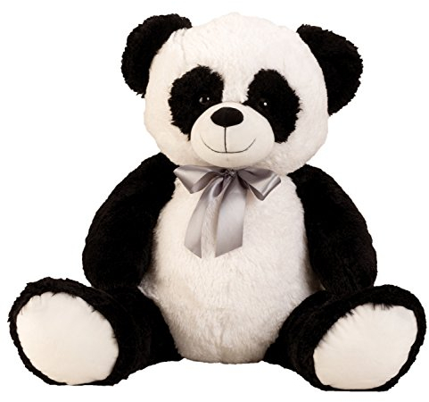 Lifestyle & More Großer Pandabär Kuschelbär XL 80 cm groß Plüschbär Kuscheltier Panda samtig weich