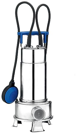 EBARA serie RIGHT 100 MA Elettropompa monofase sommergibile per acque cariche in AISI 304 con galleg
