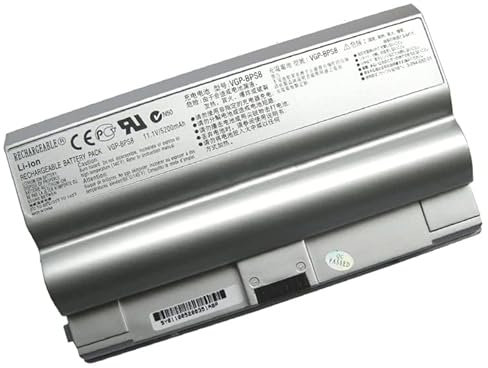 7xinbox 5200mAh 58Wh VGP-BPS8 Remplacement Batterie pour Sony VAIO VGN-FZ11M VGN-FZ25 VGN-FZ31E VGN-FZ70B FZ50B FZ90S VGP-BPS8A VGP-BPL8
