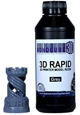 Monocure3D 3DR-3588GY-500B Rapid Resin, Kunstharz, 500ml, Grau