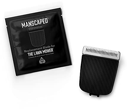 MANSCAPED® The Lawn Mower® Electric Groin Hair Trimmer Ceramic Blade Head Refill, Hygienic Snap-in Trimmer Replacement Cartridge, Electric Clipper Blade for Models 2.0, 3.0, 4.0, (1 Pack)