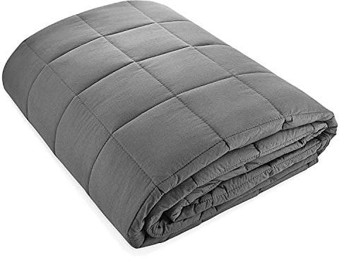 viceroy bedding Weighted Blanket For Adults - Premium Material 100% Cotton - Autism Sensory Heavy Weight Blanket for Sleep, Reduces Anxiety, Insomnia (Adult Size - 155cm x 200cm - 9.1 kg (20lb)