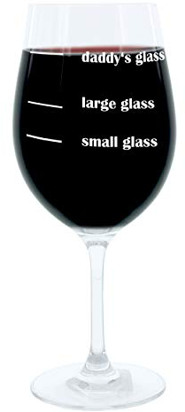 Leonardo Verre à vin XL Daddys Glass avec Gravure Humoristique 610 ML