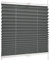 SchattenFreude Basic Klemmfix-Plissee für Fenster | Mit Klemm-Haltern | Ohne Bohren | Anthrazit, Breite: 75cm x Höhe: 100cm