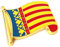 Iman de Nevera Metal Bandera Valencia