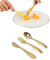 304 Messer Gabel Löffel Edelstahl Küchengeschirr Set Kinderbesteck Sets Goldenes Besteck Set Gold