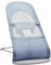 BabyBjörn Babywippe Balance Soft, Netzstoff, Himmelblau/Weiß