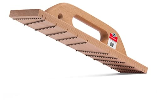 COMENSAL® Rallador para Hormigón Poroso y Yeso - 12 Cuchillas - Tabla de Rallar Rabot - Made in EU - 470 x 90 mm