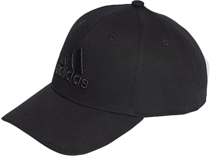 adidas Unisex Big Tonal Logo Baseball Cap, Black, XS