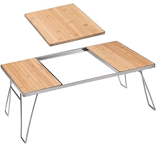 OLOTU Tische Einzelklapptisch für den Außenbereich, einfach aufzubauender selbstfahrender Campingtisch, Picknicktisch zum Kochen/Strand/Reisen/Grillen Kompakt