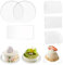 RUCUDIM Platos redondos cuadrados para tartas, acrílico transparente, placas de base reutilizables para tartas, caja con 3 rascadores para transportar tartas y pasteles o pintar, paquete de 3