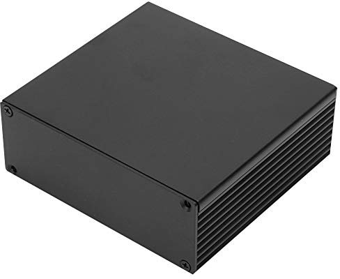 lyrlody Caja de Refrigeración de Aluminio para Proyectos Electrónicos, Disipador de Calor para Placas de Circuito, con Diseño de Abertura